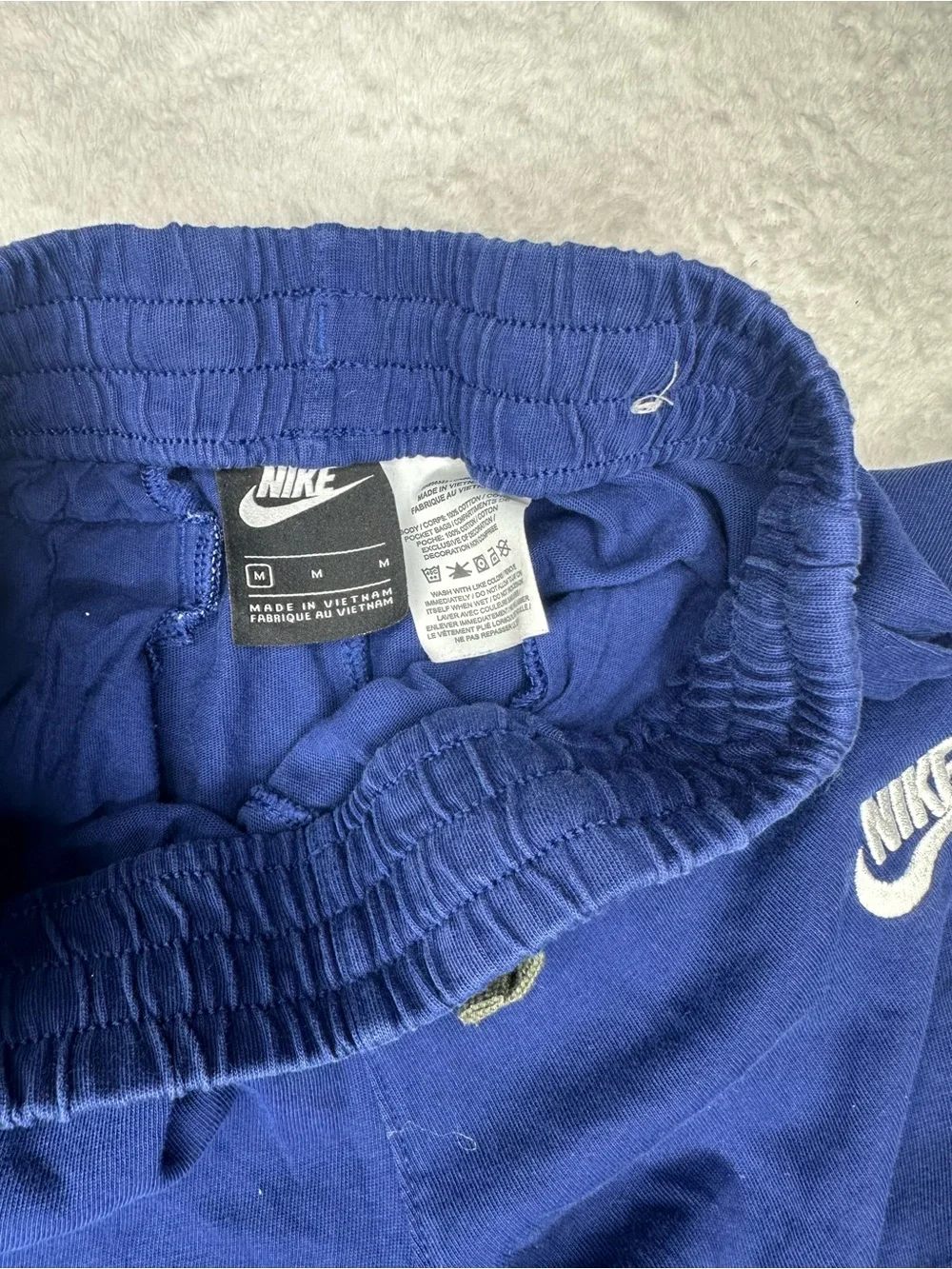 Nike Boys M 2-Piece Shorts Bundle Athletic Running Blue Navy Sport Shorts